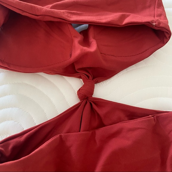 AVA & EVER RED DIRT BODYSUIT TOP / Size 10 - Picture 6 of 6